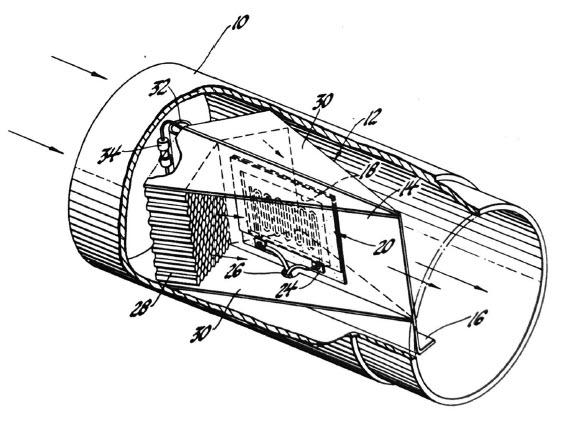 Mass Airflow Senor - Patent Number 4,433,576