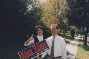 Eve and Adam Schiff