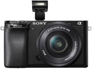 Sony Alpha A6100 Mirrorless Camera with 16-50mm Zoom Lens, Black (ILCE6100L/B)