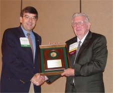 Art receiving recent award in San Diego