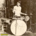 It’s Art Fettig in this 73 year old photo with his first set of drums.​