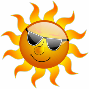 Sun with Sunglasses