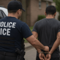 ICE AGent Making Arrest