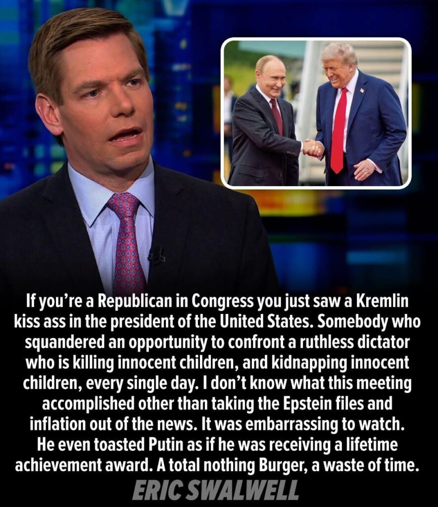 Eric Swalwell on the Alaska Summit