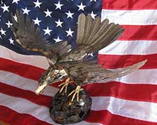 Eagle / American Flag
