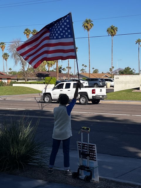 No Kings Day at Friendship Village, Tempe, Arizona