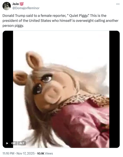 Twitter - Quit, Piggy