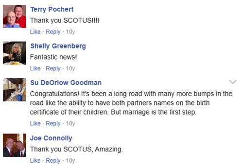 Marriage Equality Comments