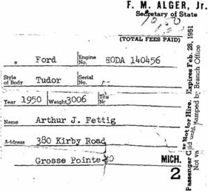 Auto Registration - Art Fettig