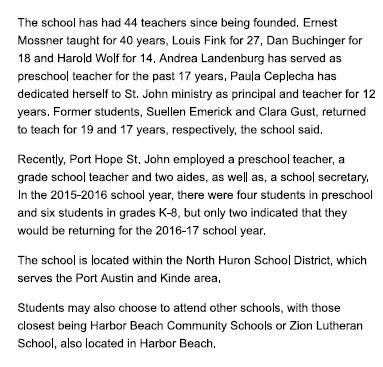 Port Hope St. Johns Lutheran School