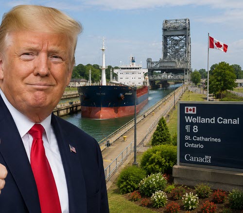 Trump – Remember Canada Holds All the “Cards” with the Welland Canal