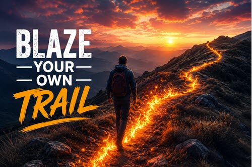 You Get the Most Out of Life When You Blaze Your Own Trail – by Dr. Ross Reck